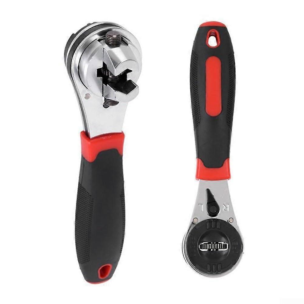 Hand Ratchet Wrench Adjustable Tool For Metric 622 Millimeters And Inches 1/47/8 Socket Wrench Set