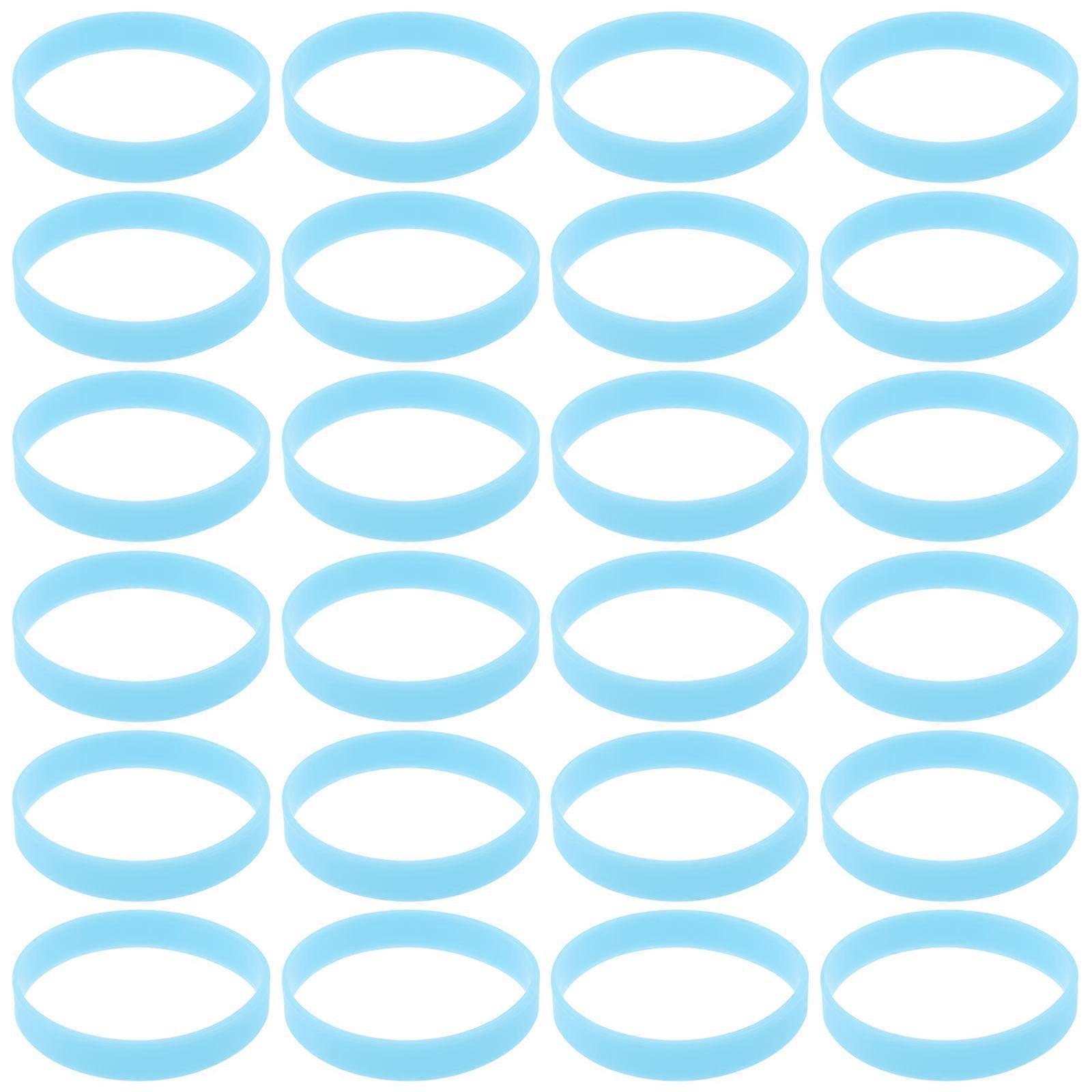 Luminous Wristband Silicone Bracelets for Decor 100Pcs Pack