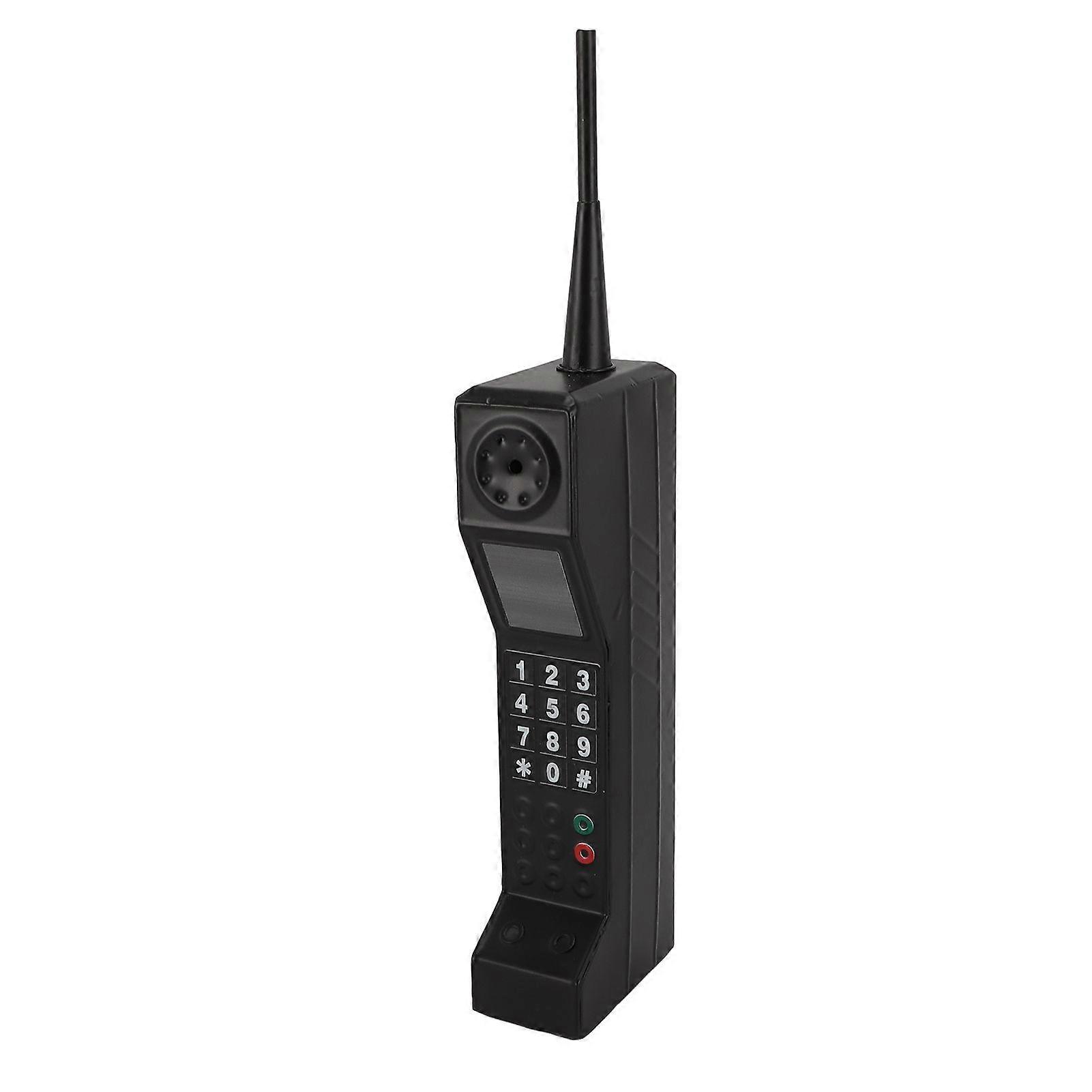 Retro Mobile Phone Iron Old Fashioned Cell Phone Template Decoration for Photography Black