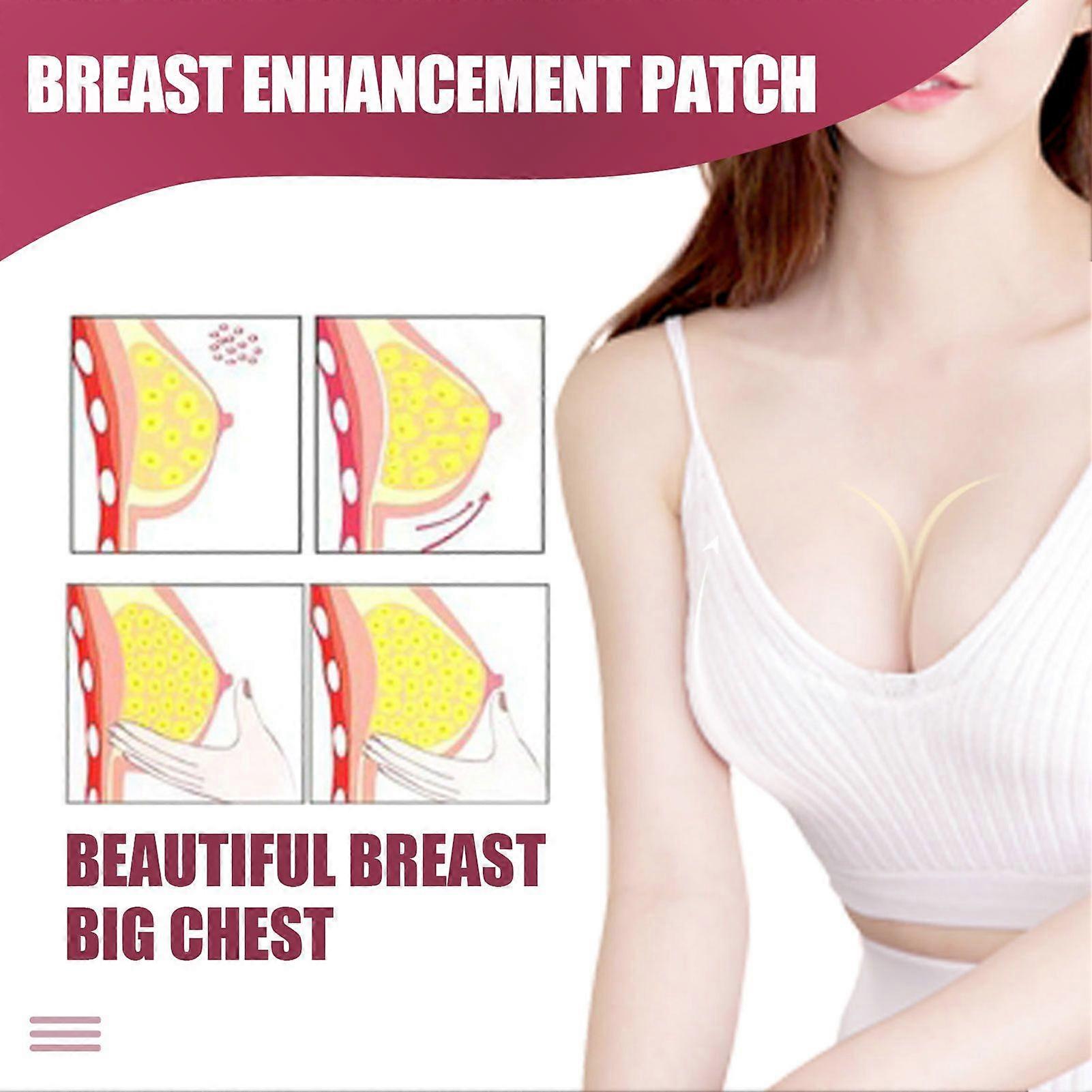 EELHOE 4Pcs Collagen Breast Enhancement Patches Elastic Lubrication Maintain Skin Shaping Body Moisturizing Lifting