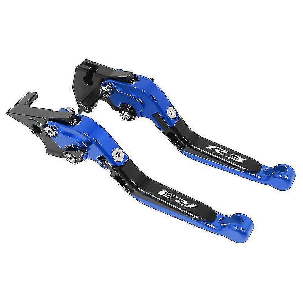 Motorcycle Yzfr3 Folding Brake Clutch Levers Handlebar Grips For Yamaha Yzf R3 2015-2020 Yzf-r3 Handle Lever