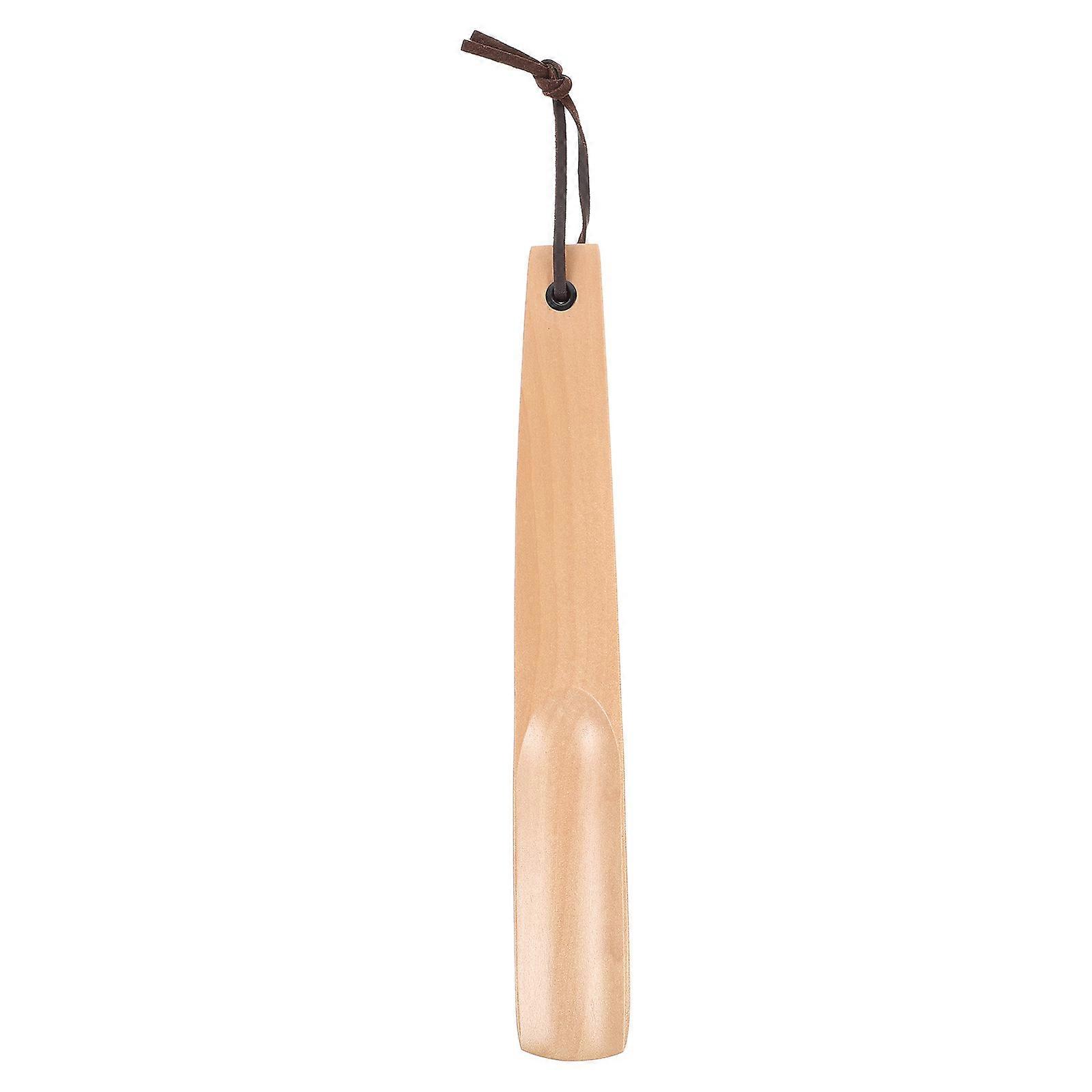 Wooden Shoehorn Handhold Shoe Lifter for Shoes Use Durable