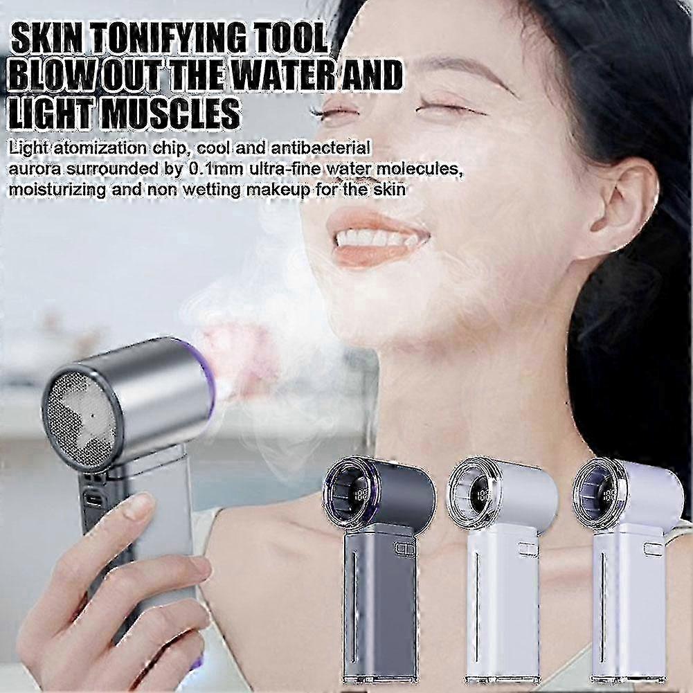 Portable Handheld Turbo Fan Gear Wind Speeds Mini Conditioner Cool Fan