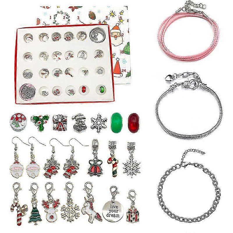 Christmas Gift Xmas 24 Countdown Calendar Advent Surprise Blind Box Set Diy