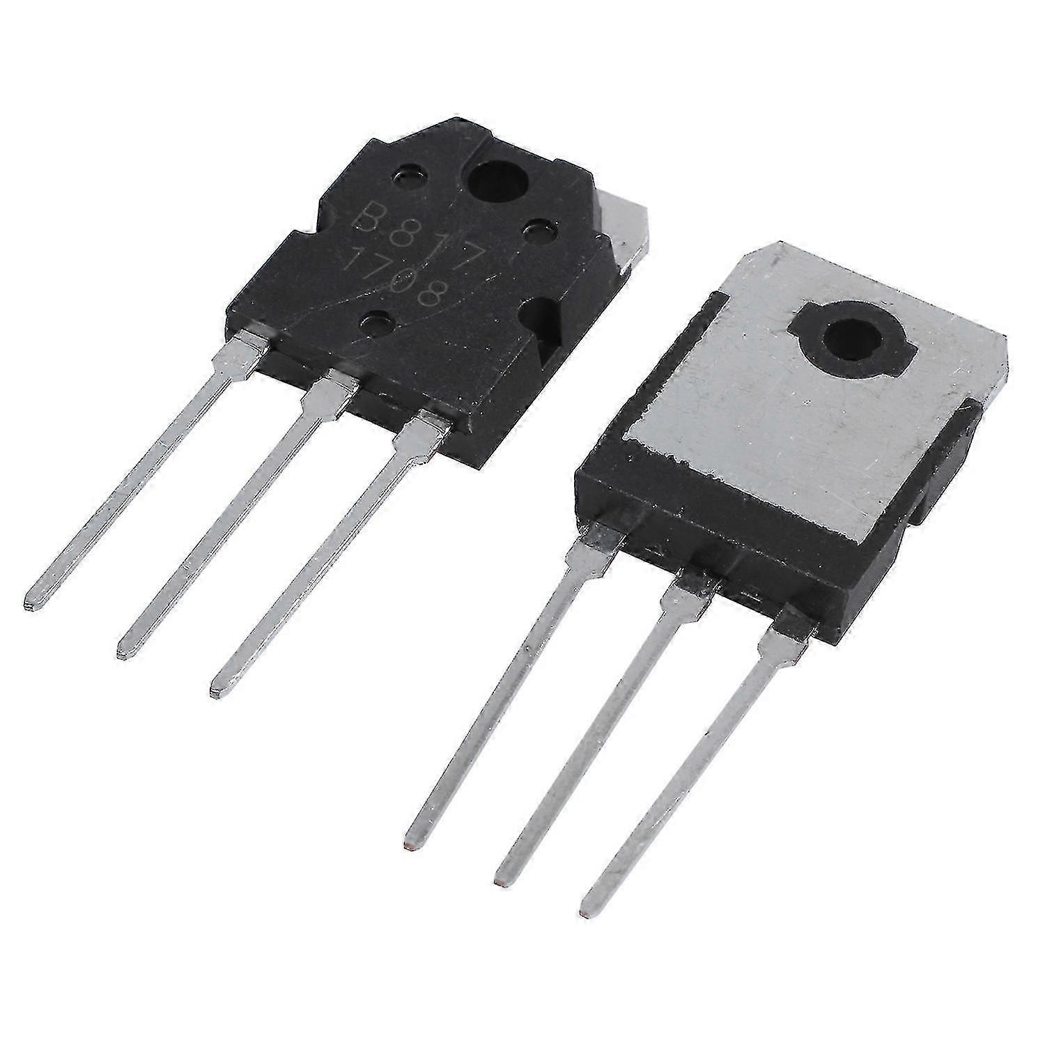 2 silicium transistor - D 1047 + B 817, 200 V, 12 A