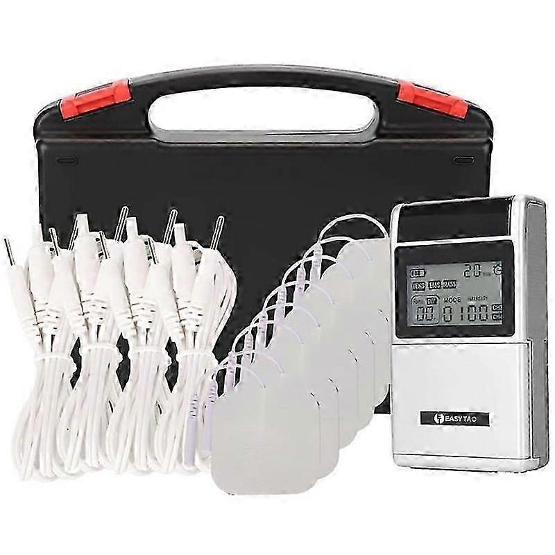 Professional Muscle Stimulator - Electrodes for Physiotherapy. Massage Device with 48 Modes, Ideal for Relieving Back, Neck, Sciatic Pain and More.