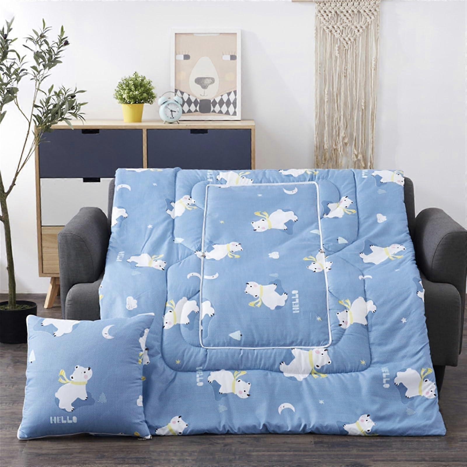 Pillow blanket 2 in 1 Travel Blanket Soft And Warm Suit 5 For Adults And Children
