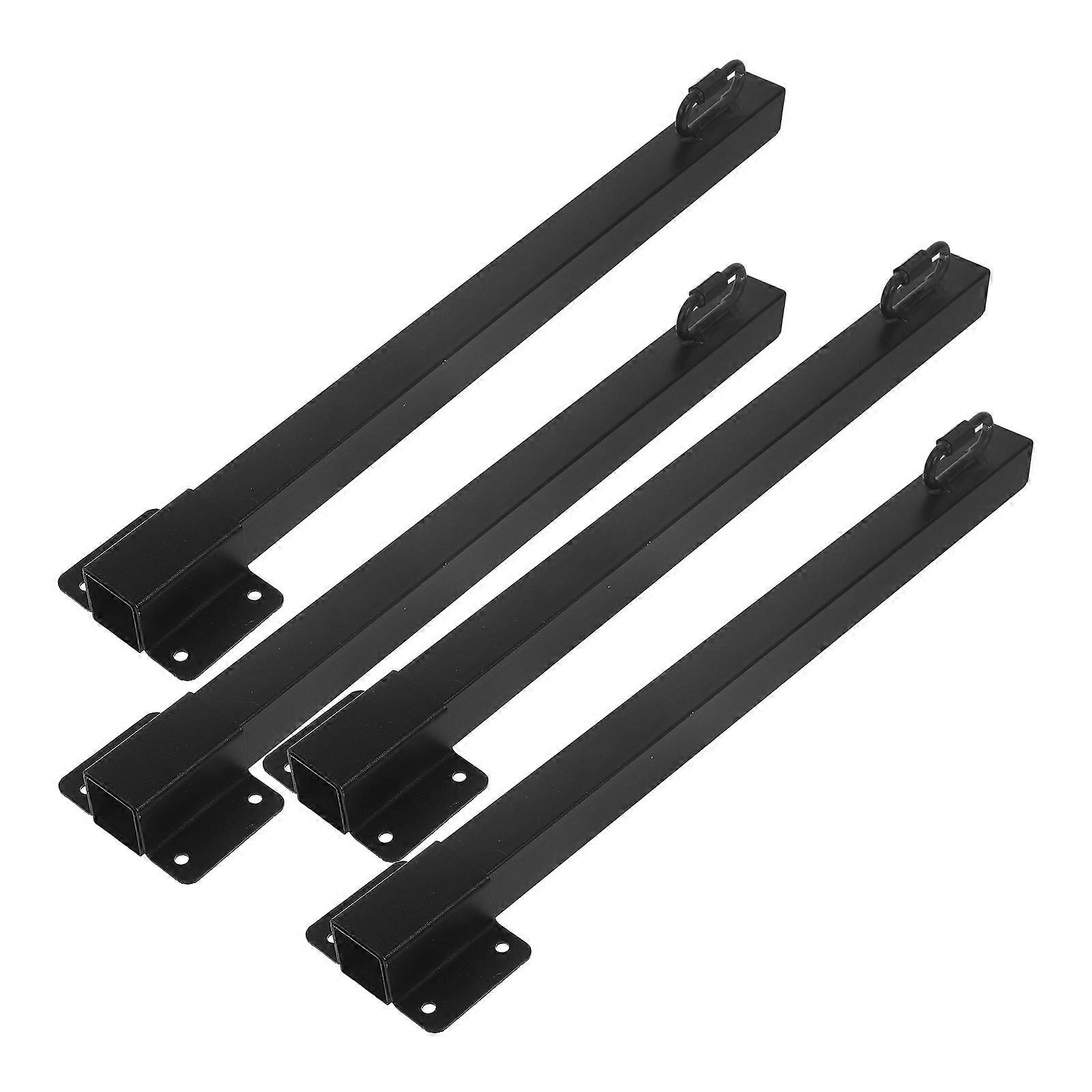 Outside Lights Pole Hanging Pole 4Pcs for String Lights and Bird Feeder