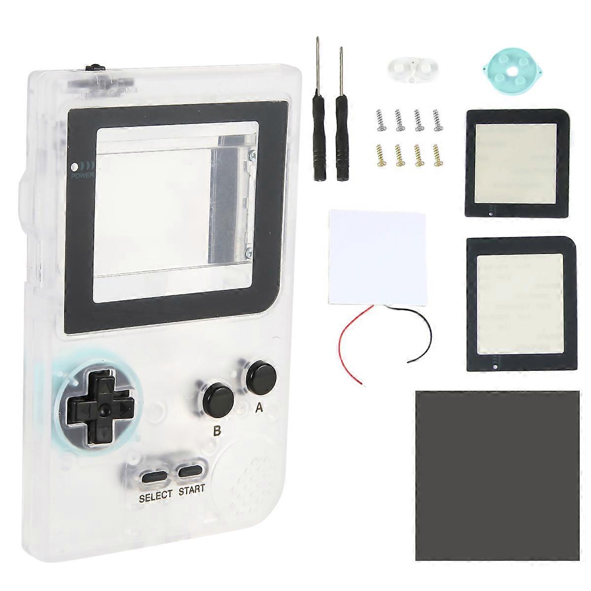 DIY Shell Replacement for Gameboy Pocket Game Transparent white