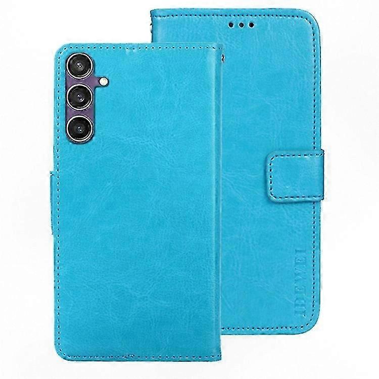 Premium Leather Stand Case for Galaxy S24 FE - Protective Cover Compatible with S24 FE Smartphone Shell