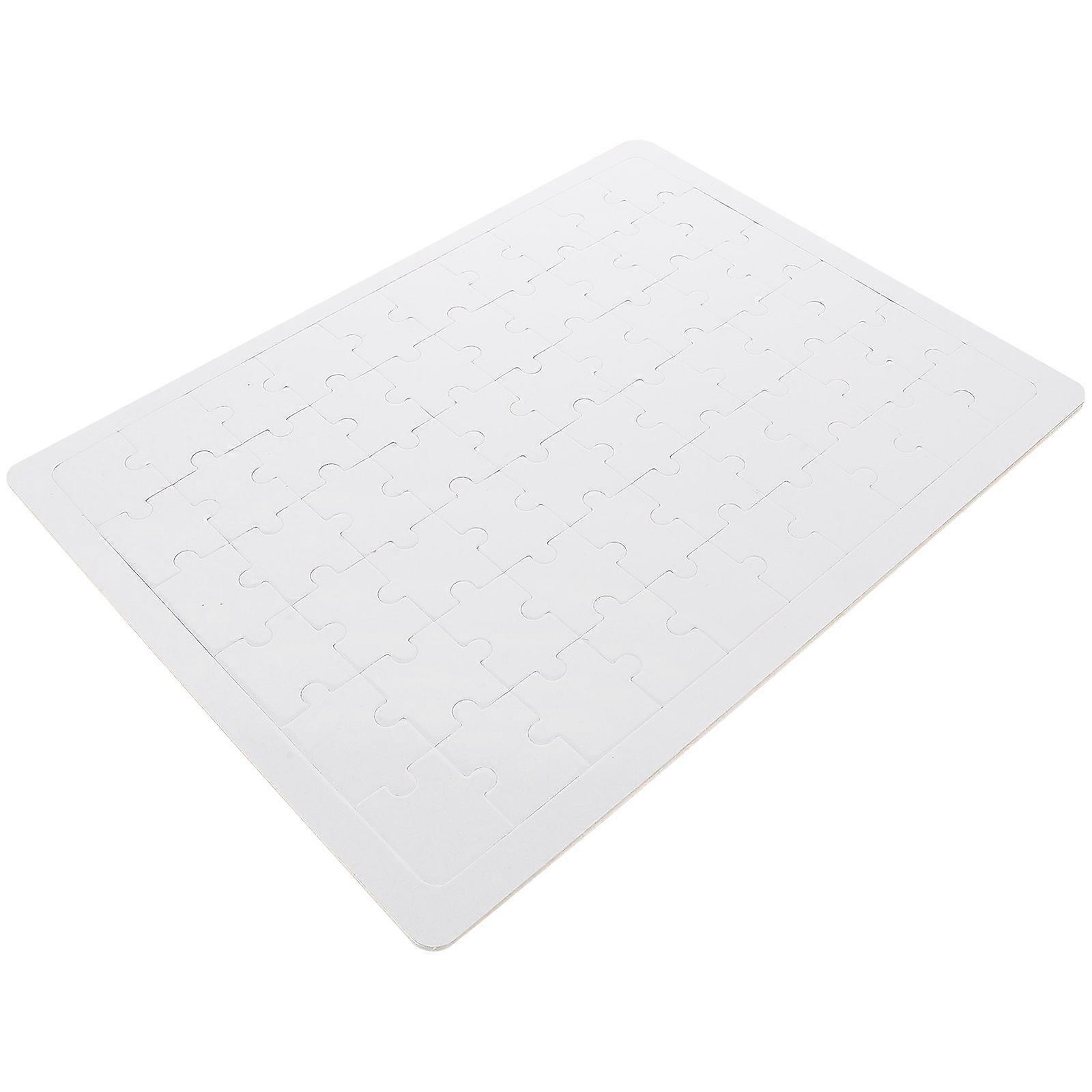 Heat Transfer Craft Puzzle DIY Rectangle Blank Puzzle Piece 3Pcs Set