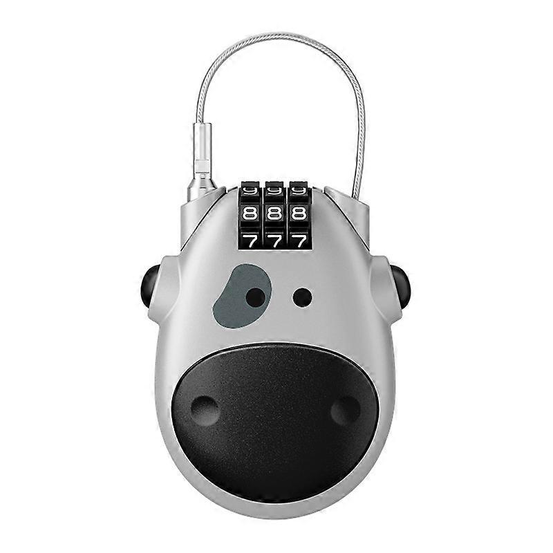 Bike Lock Multi Function Mini Cable Bicycle 3 Digit Password Anti Theft