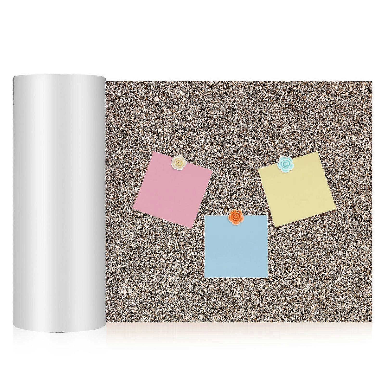 1 Roll Cork Roll With Adhesive Backing Corkboard Roll Cork Shelf Liner Cork Sheet Cork Board Roll Photo Board Message Board Home Decor 2025