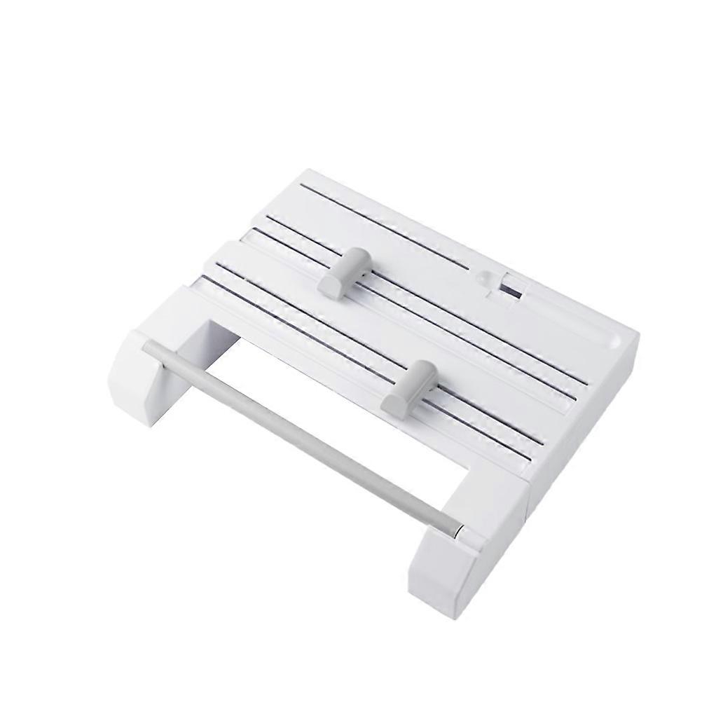 Multi-Function Plastic Wrapper Cutter with Kitchen Storage Rack