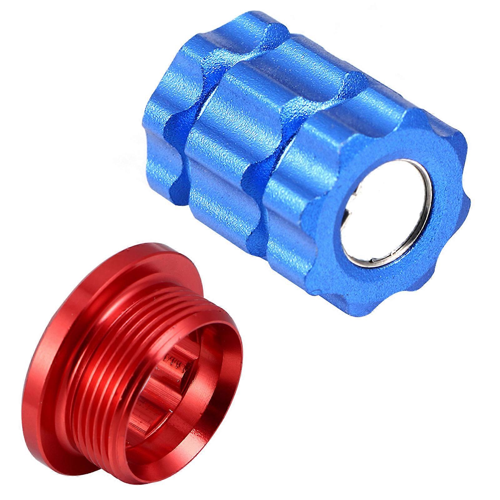 Bike Bottom Bracket Crank Installation Aluminum Alloy Tools For Cyclists Red Color 1 Set