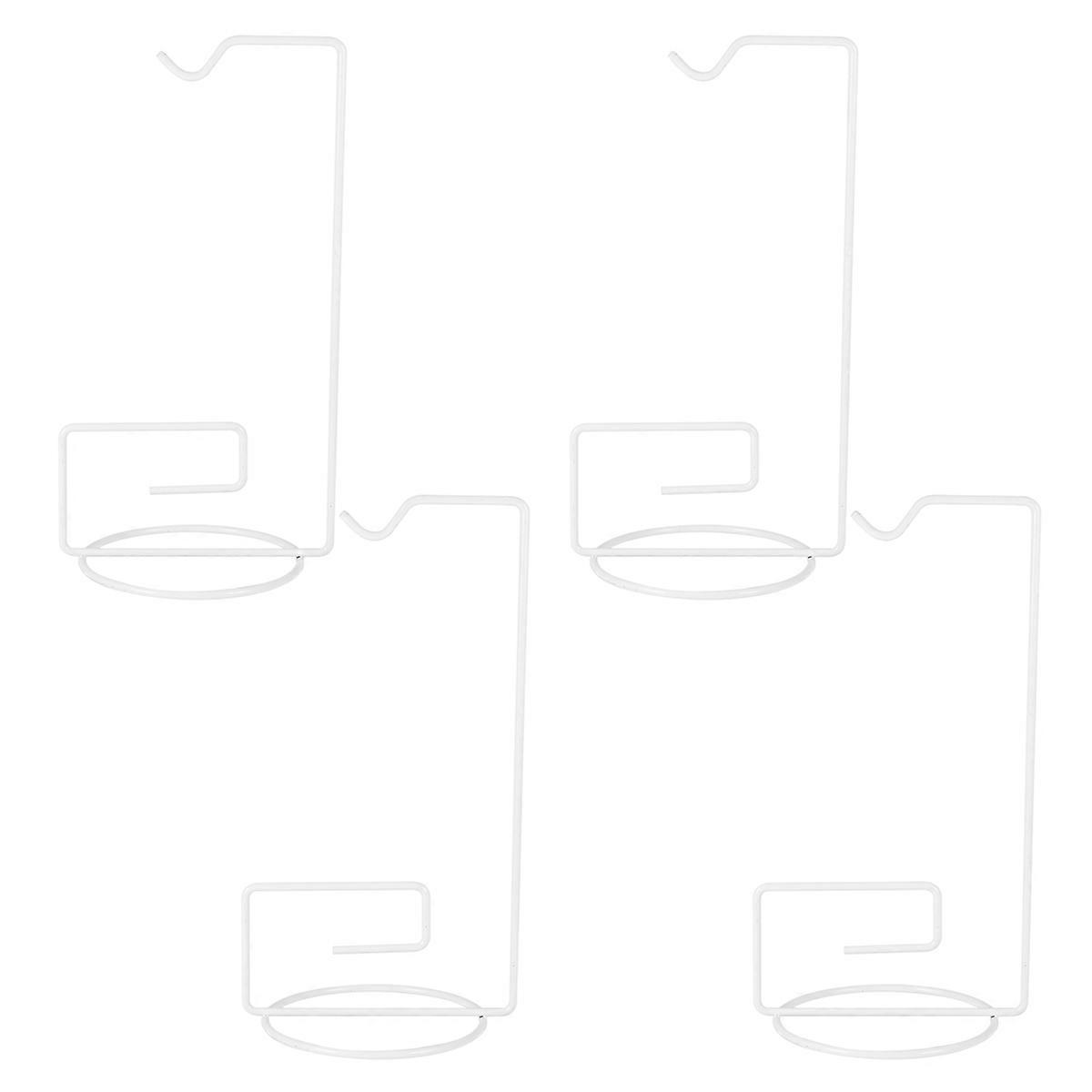 DIY Planter Stand Hanger for Storage Use 8Pcs White Iron Hanging Rack