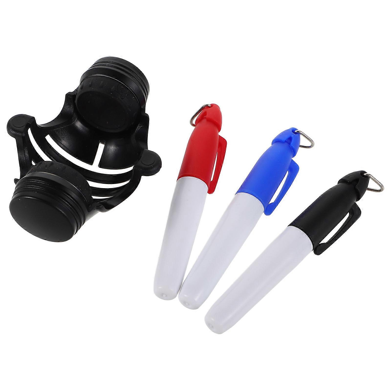 Golf Ball Marker Tool with Precision Line Drawing Pen for 2Sets Professional Marking