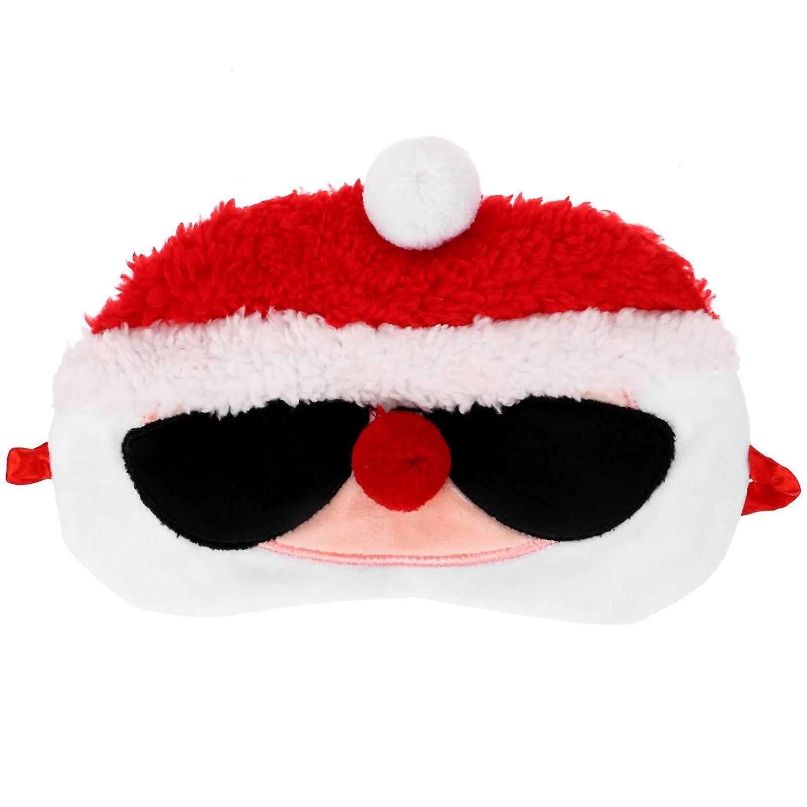 Santa Eye Mask Sleep Eye Mask for Sleeping Use 3Pcs Comfortable Xmas Blindfold
