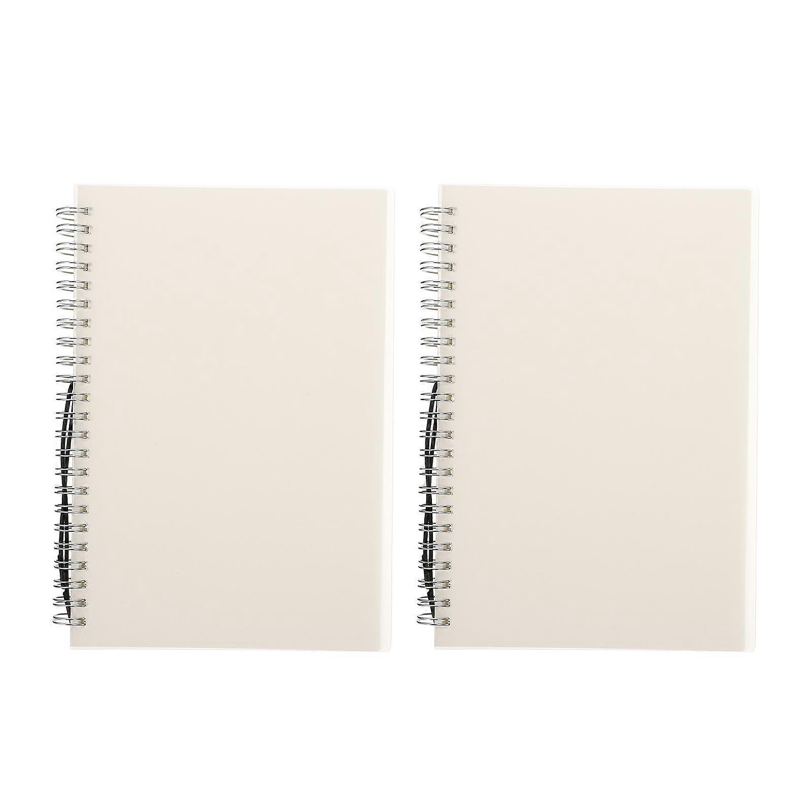 Simple Notepad Loose Leaf Notebook for Writing with 4Pcs Notebooks