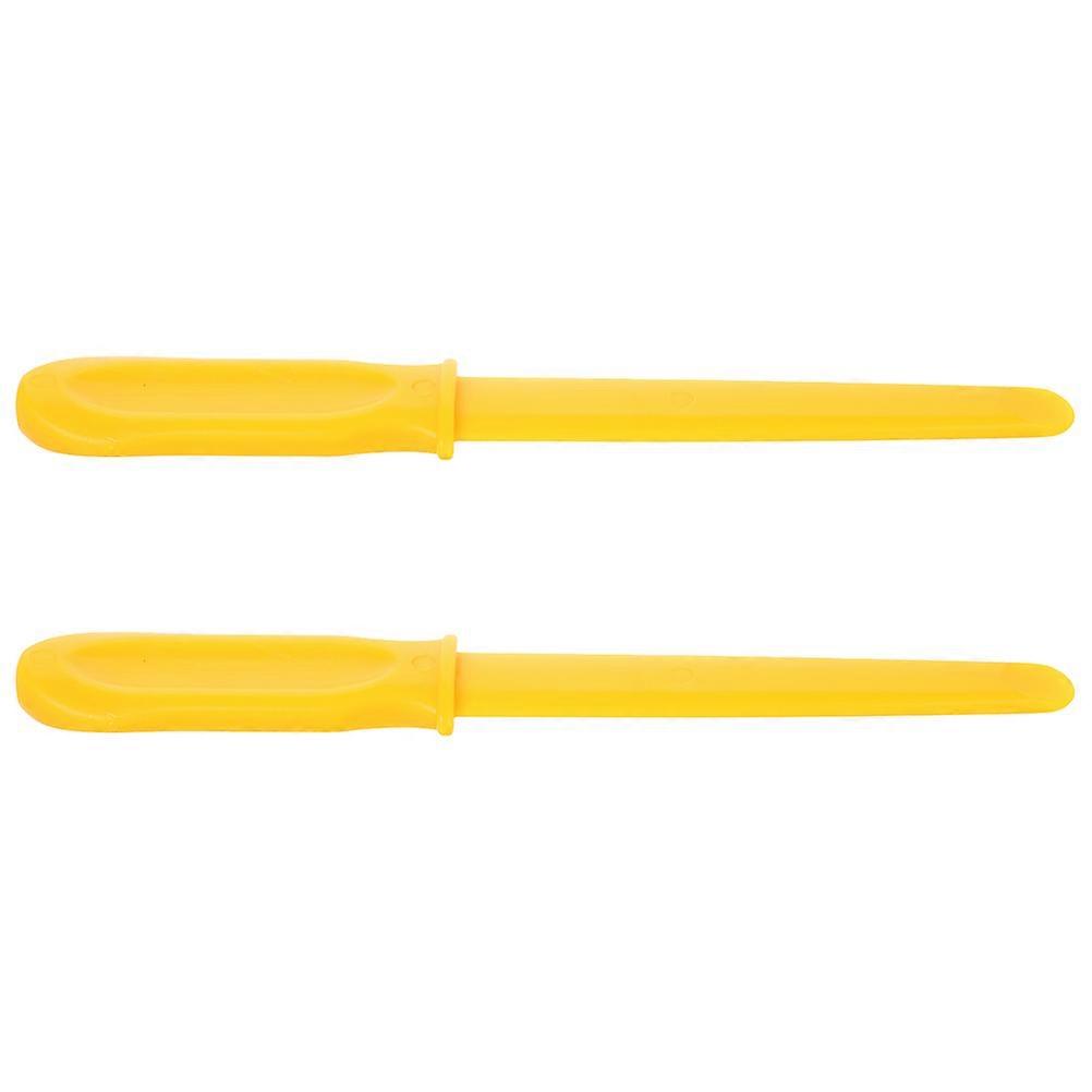 Plastic Tire Weight Removal Tool 2Pcs Flat Design Designed For DIY Mechanics Efficient Tire Balancing Auto Repair Use