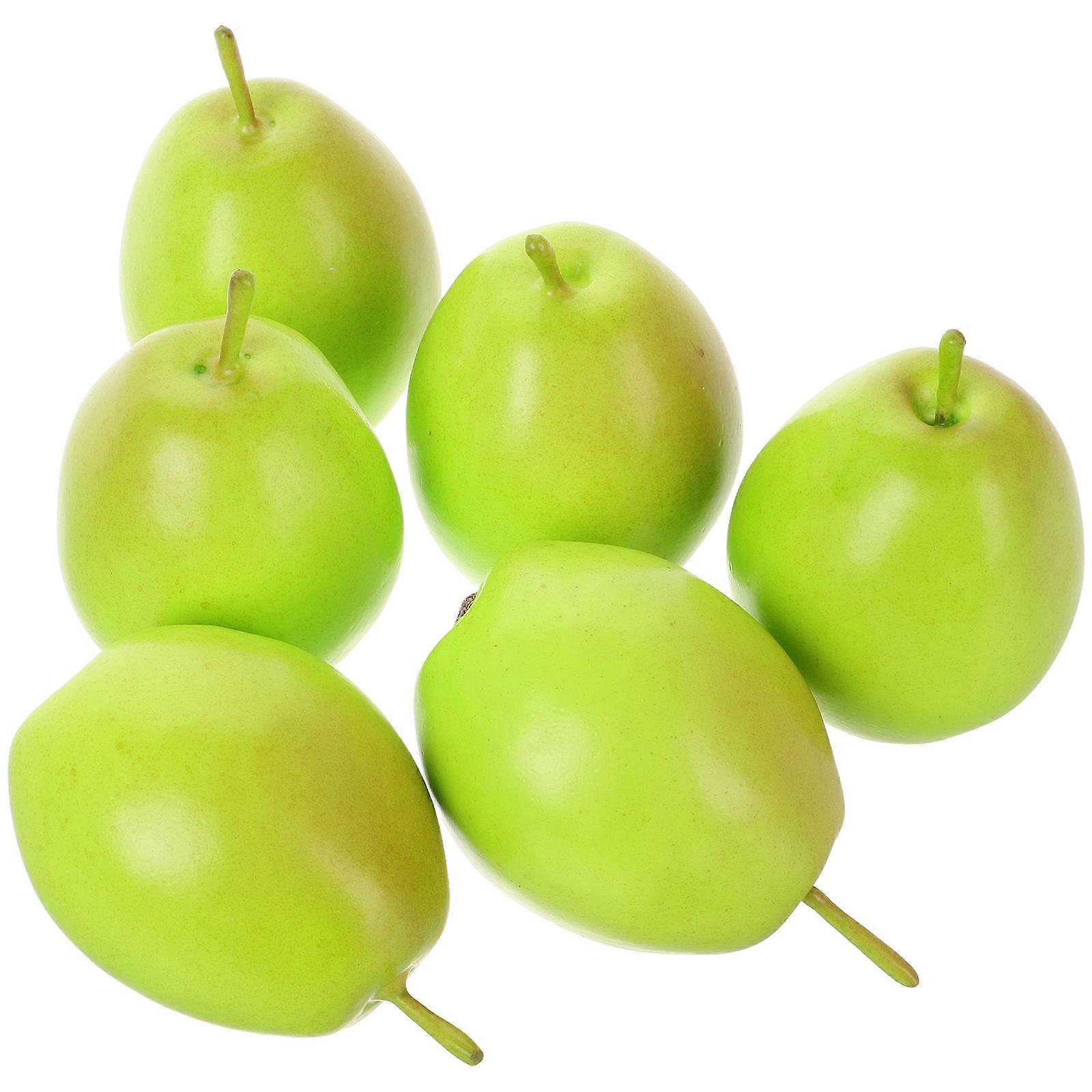Fake Pear Artificial Foam Pear Model for Decor 30Pcs Vivid Color