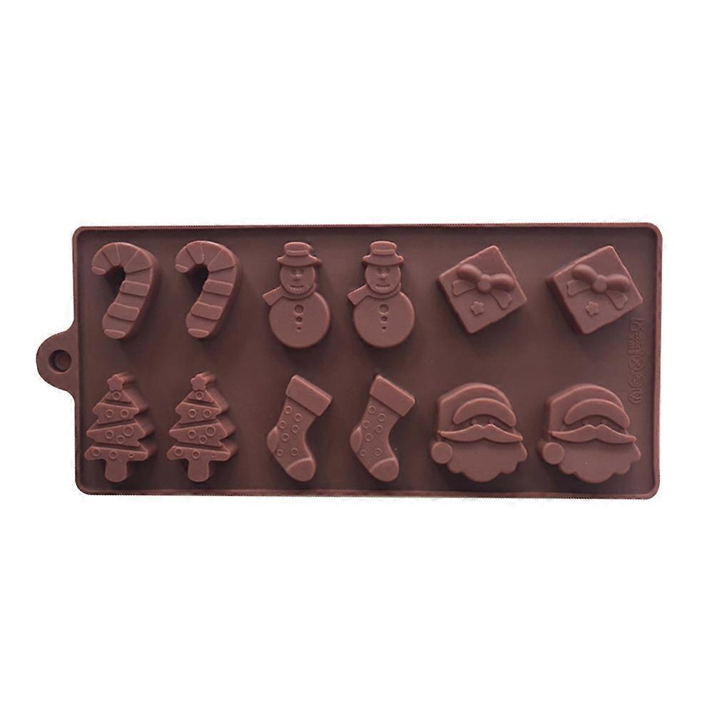 Chocolate Molds Silicone Cupcake Pan Set for Chocolate Making 12 Cavity