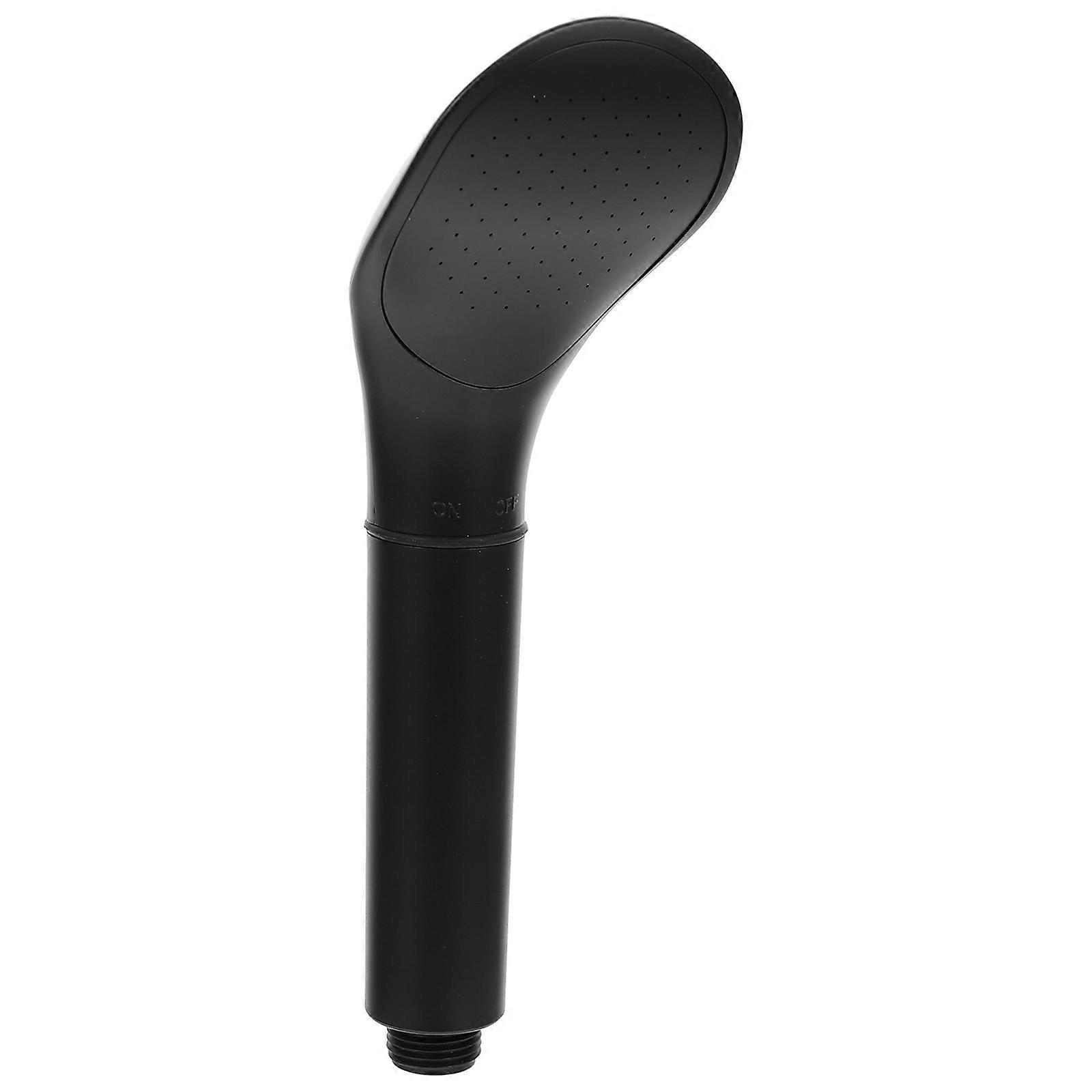 Shower Head With Filters 2Pcs Rectangular Shape For Shower Enthusiasts In Black With Water Pressure Boost Function