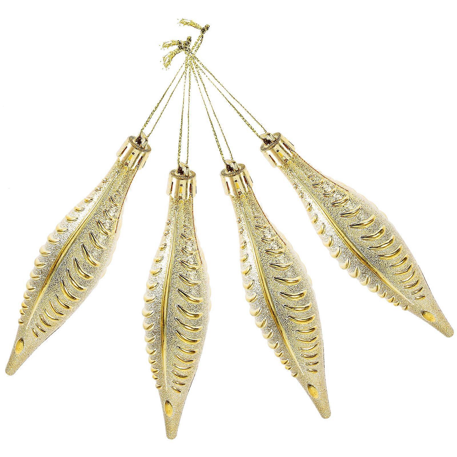 12 Pcs Xmas Tree Hanging Ornaments Ideal For Festive Atmosphere And Mall Decoration Compact Design Reusable Plastic Material