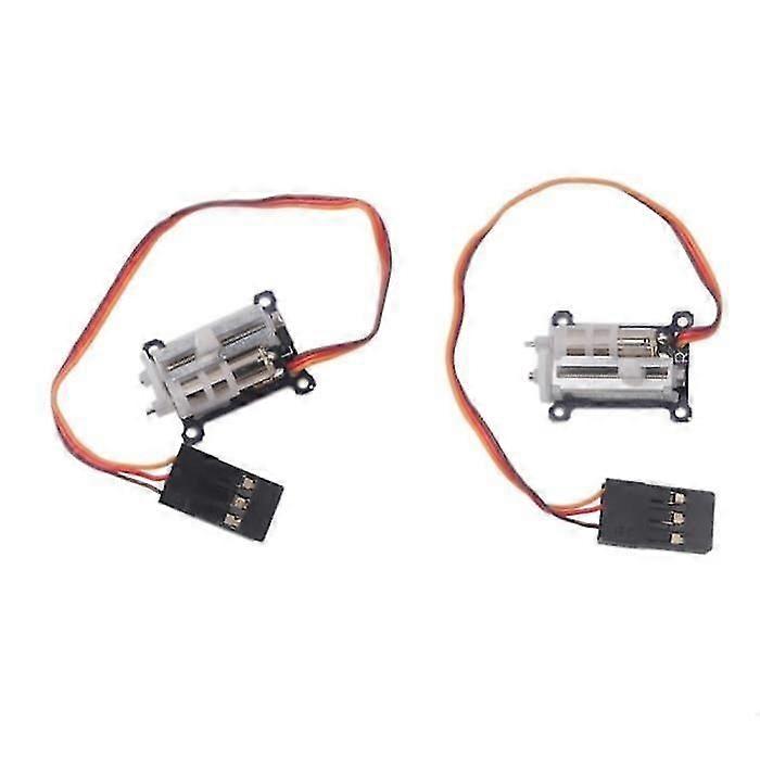 RCMixer Ultra Tiny Mini Servo Linéaire pour Avion de Course RC, 1.5g, 3.7 6V, 2 Pcs-Pack