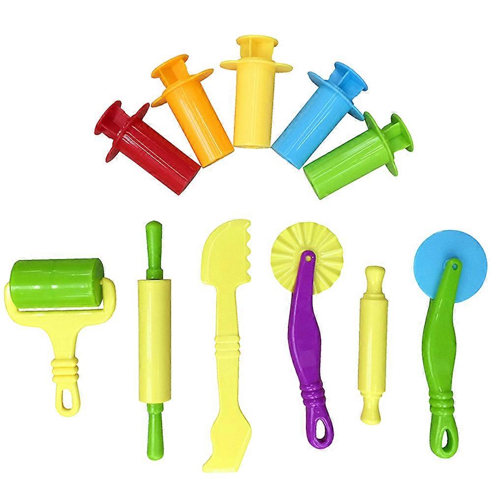 Colored Clay Tools Plasticine Mold Set for Kids Educational 22Pcs