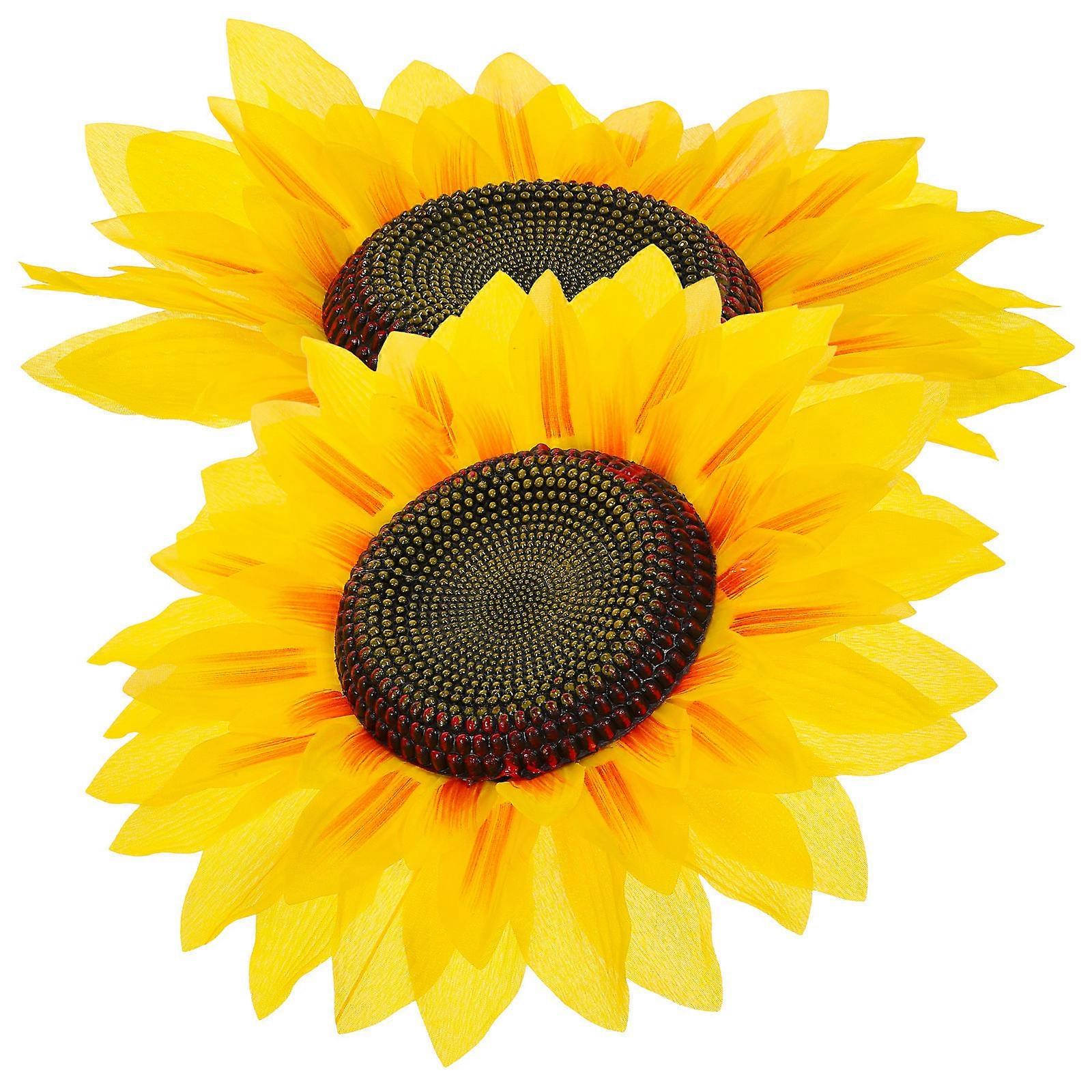 Sunflower Decorations for Kids Stage Performance 4Pcs Hand Held Props