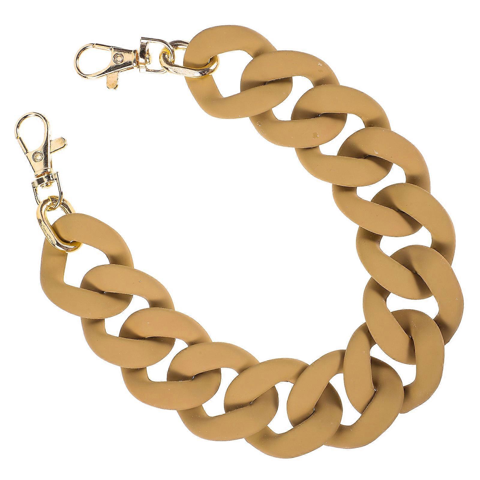 Khaki Purse Chain Purse Replacement Chain for Decoration 3Pcs Pack