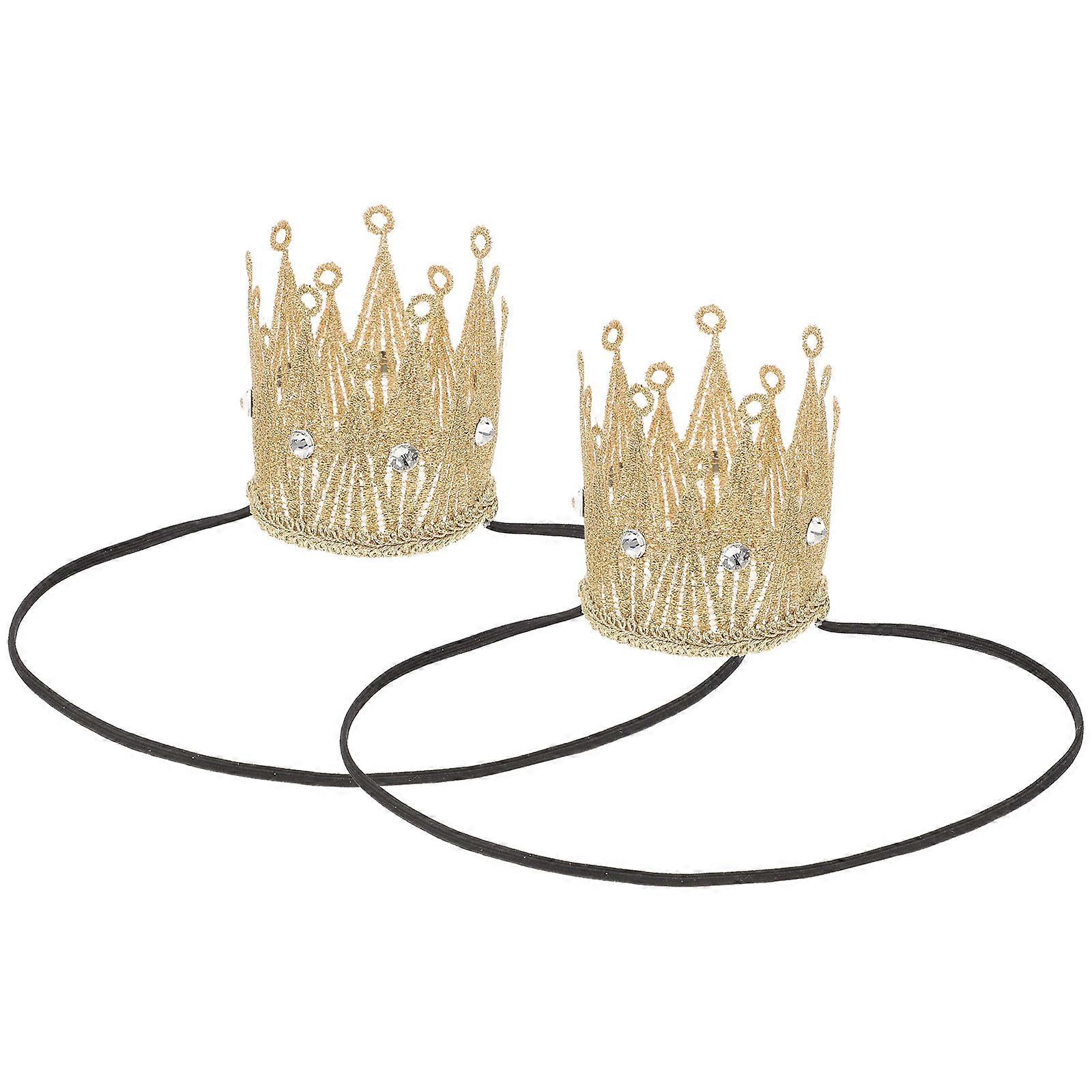 Crown Decorative Crowns for Birthday Party 10Pcs
