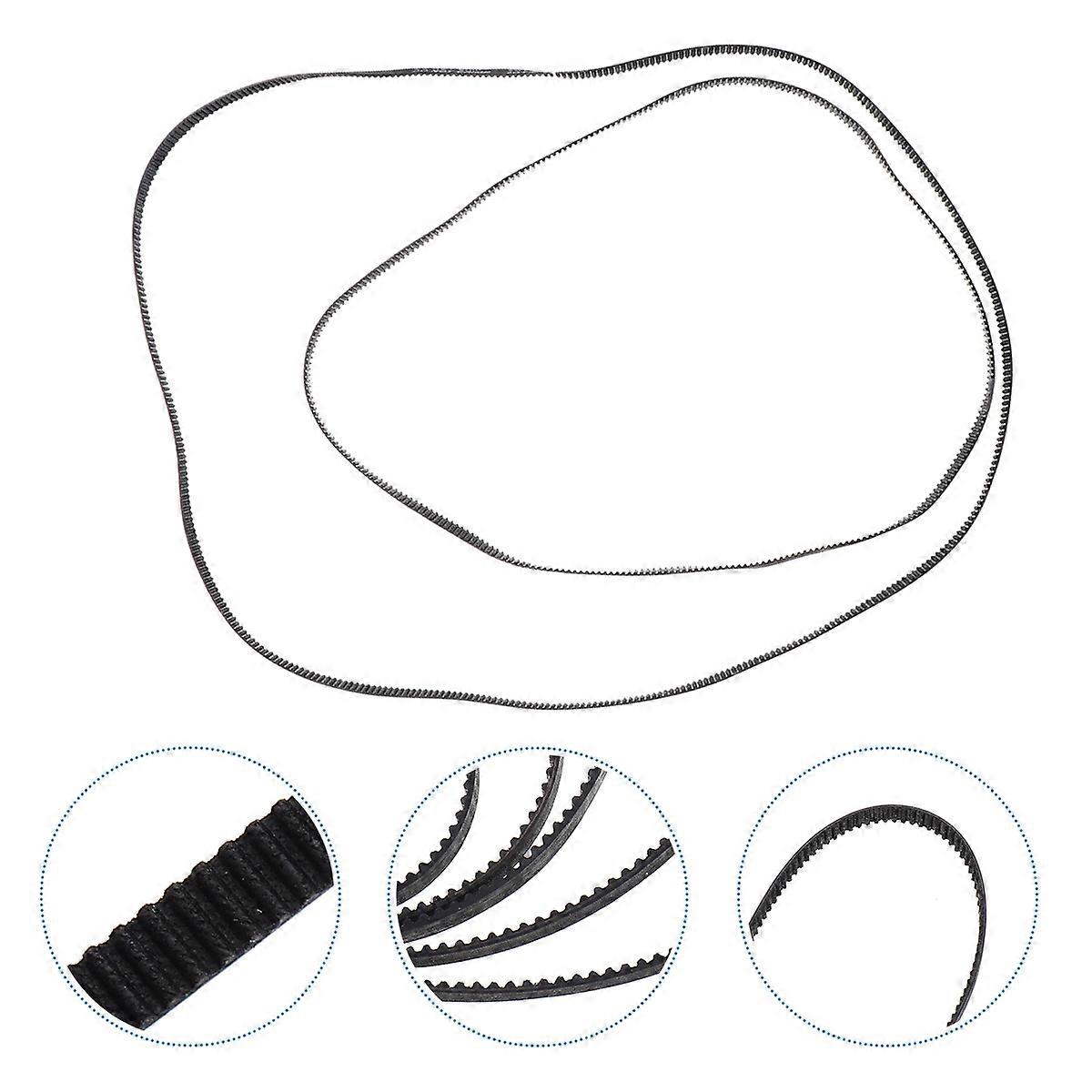 Closed Synchronous Belt Rubber Synchronous Belts Vibration Absorption Low Noise For Cnc Machine 852Mm 2Pcs