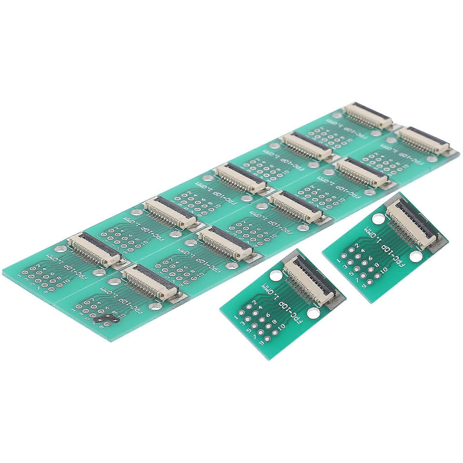 Fpc Converter Board Connector Board for Flat Cable Adapter 30Pcs Green
