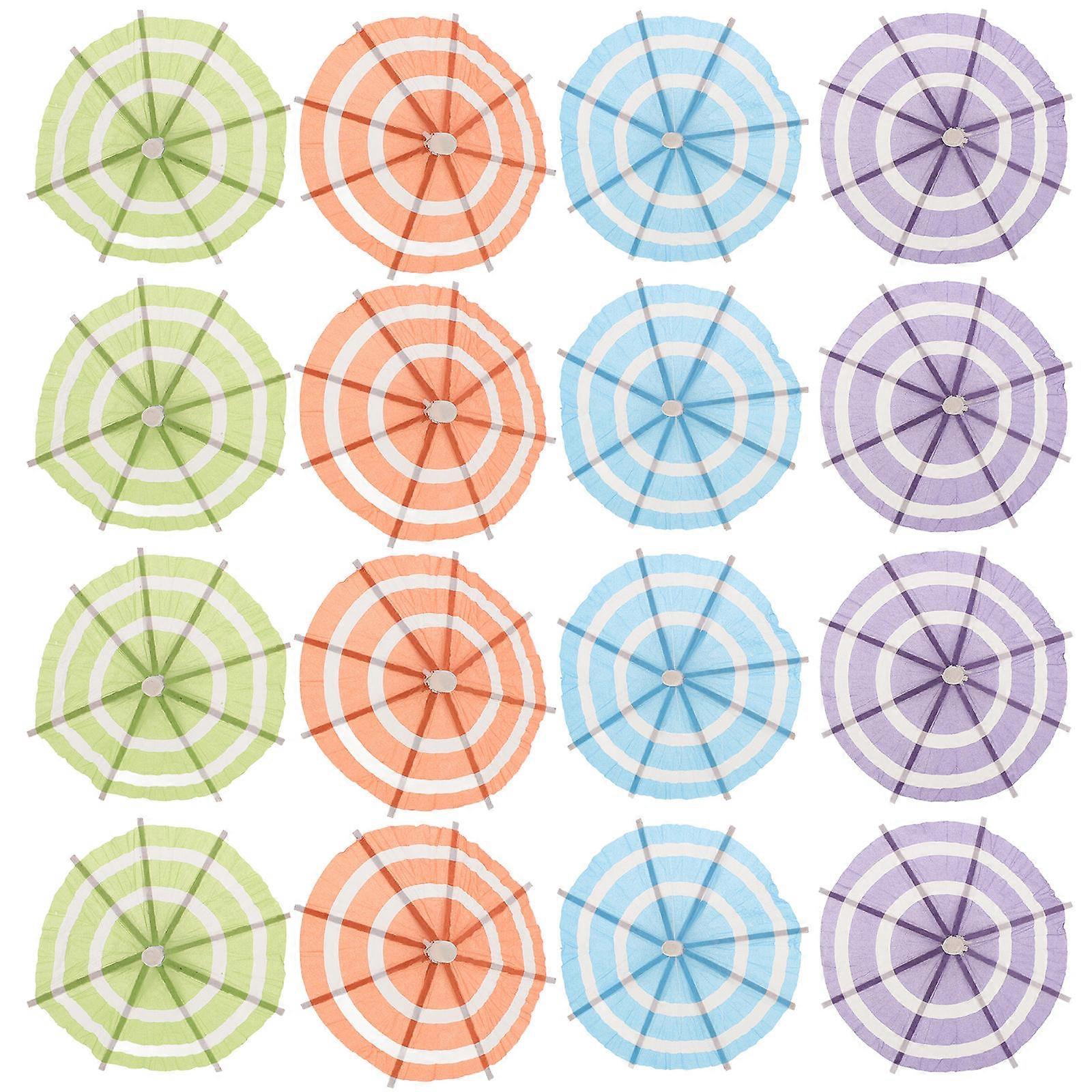 200 Pcs Cocktail Umbrellas Drink Decoration Umbrella Shape For Food Garnishing At Parties Gatherings And Celebrations