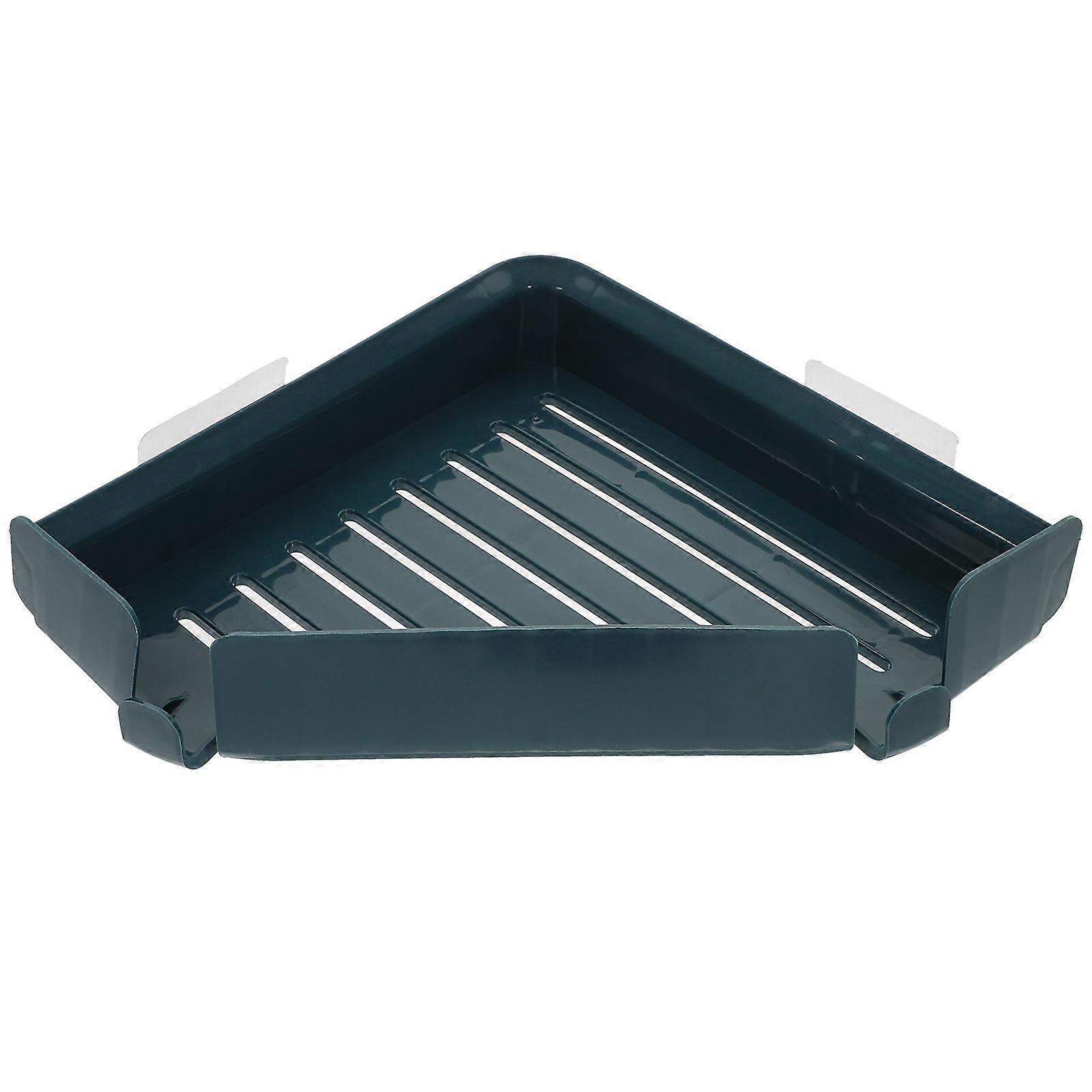 Suction Cup Drain Rack Plastic Drain Shelf Hanging Organization Kitchen Use 1Pcs