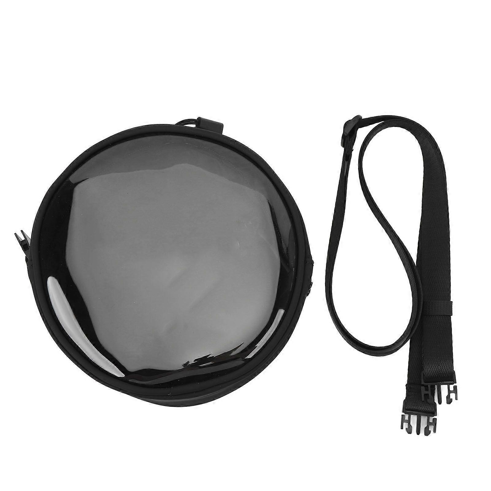 Portable Shoulder Bag for Neo Drone Round Transparent Bag PVC Travel Drone Bag with Adjustable Shoulder Strap Zipper Closure