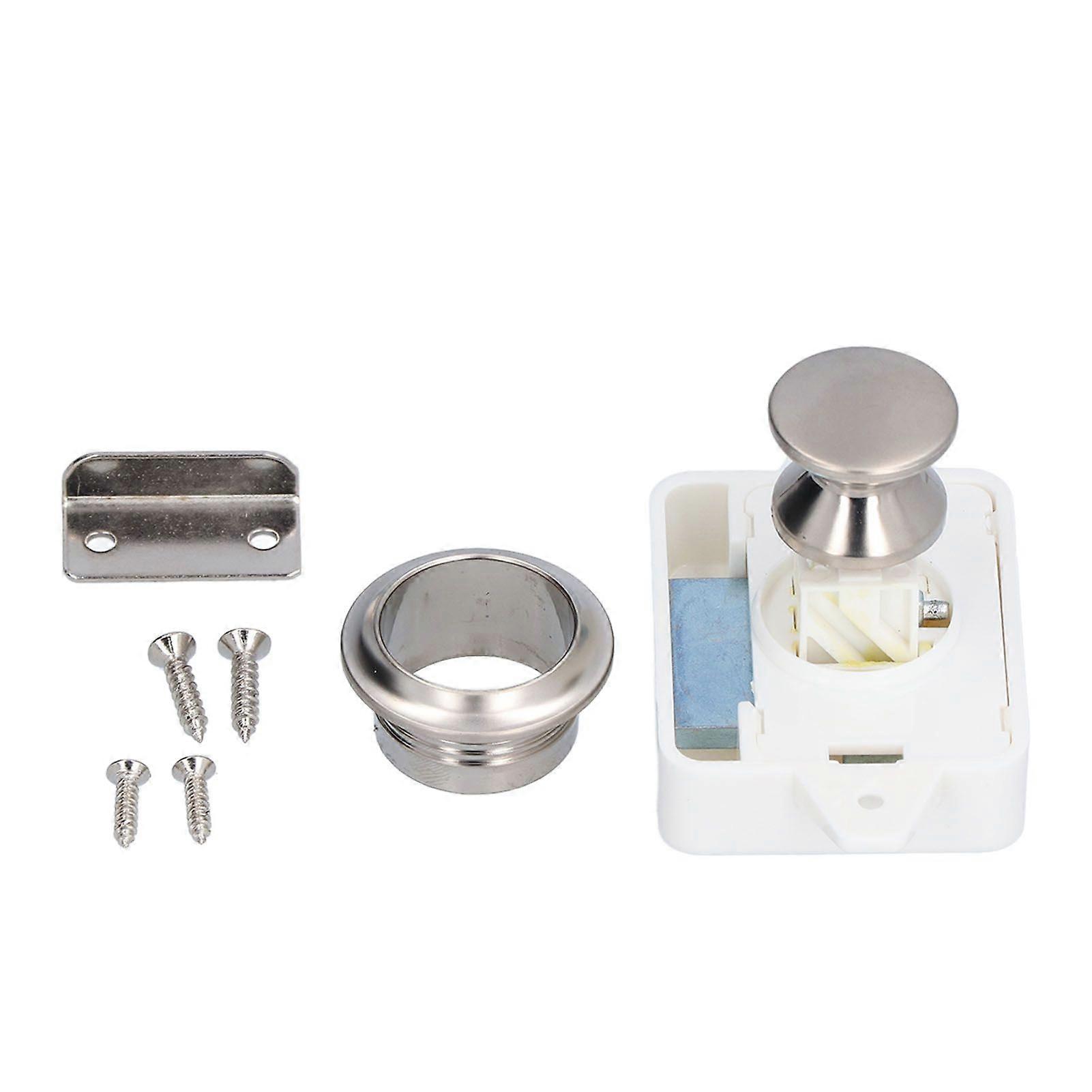 Push Button Latch Cabinet Catch Lock Door Knob Universal for Yachts Motorhome Camper Caravan