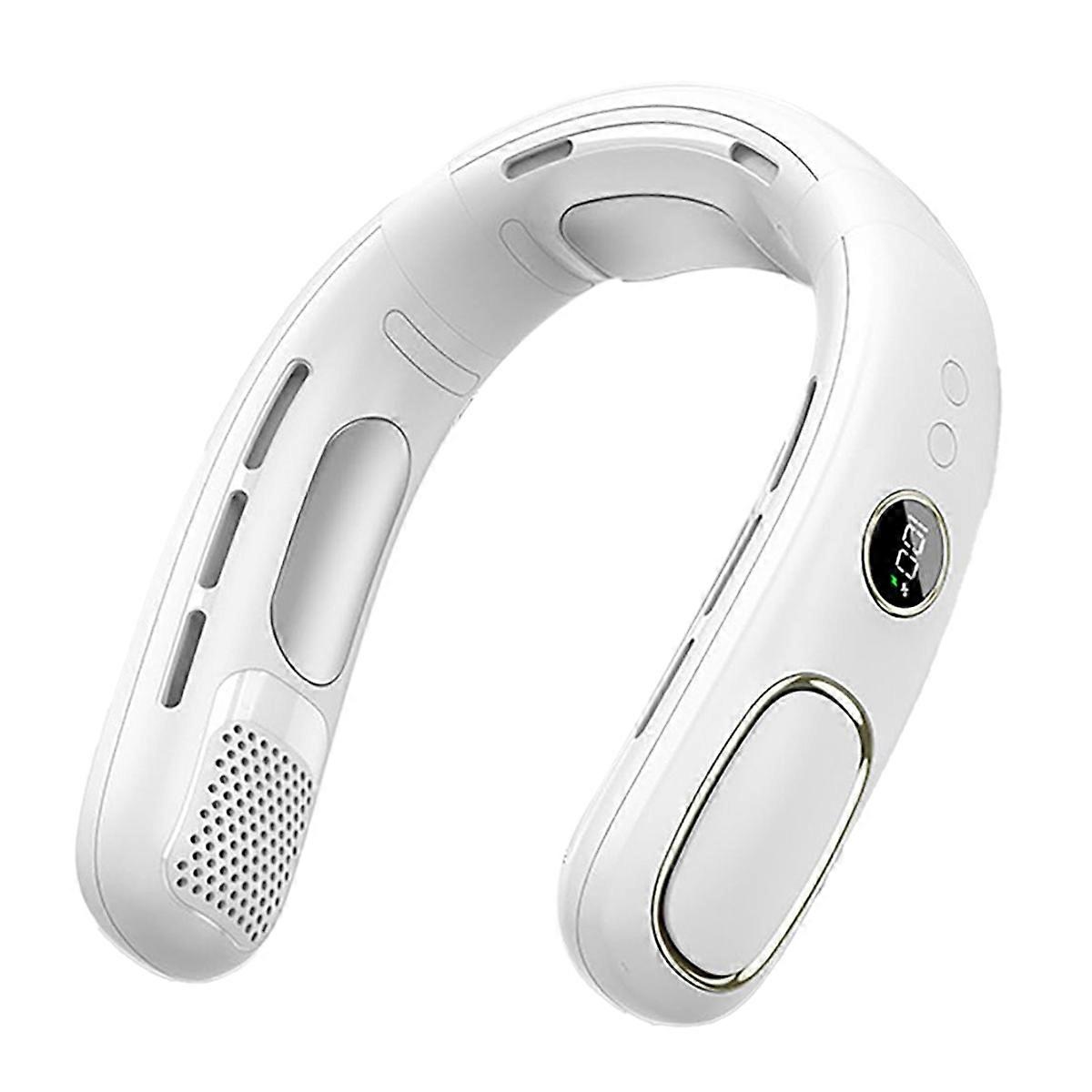 Portable Neck Fan with Semiconductor Cooling Plate That Blow Cold,A