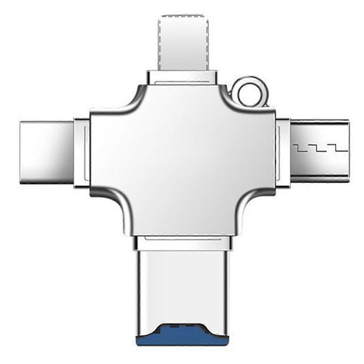 4IN1 Memory Card Reader for Laptop PC Type-C OTG Adapter