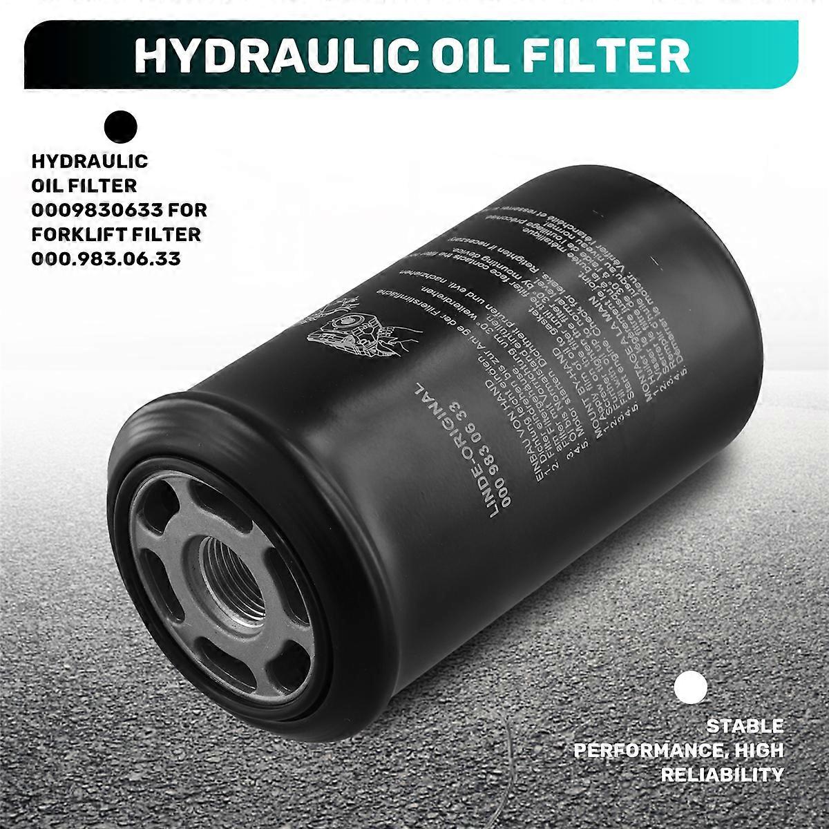 Hydraulic Oil Filter 0009830633 for Forklift Filter