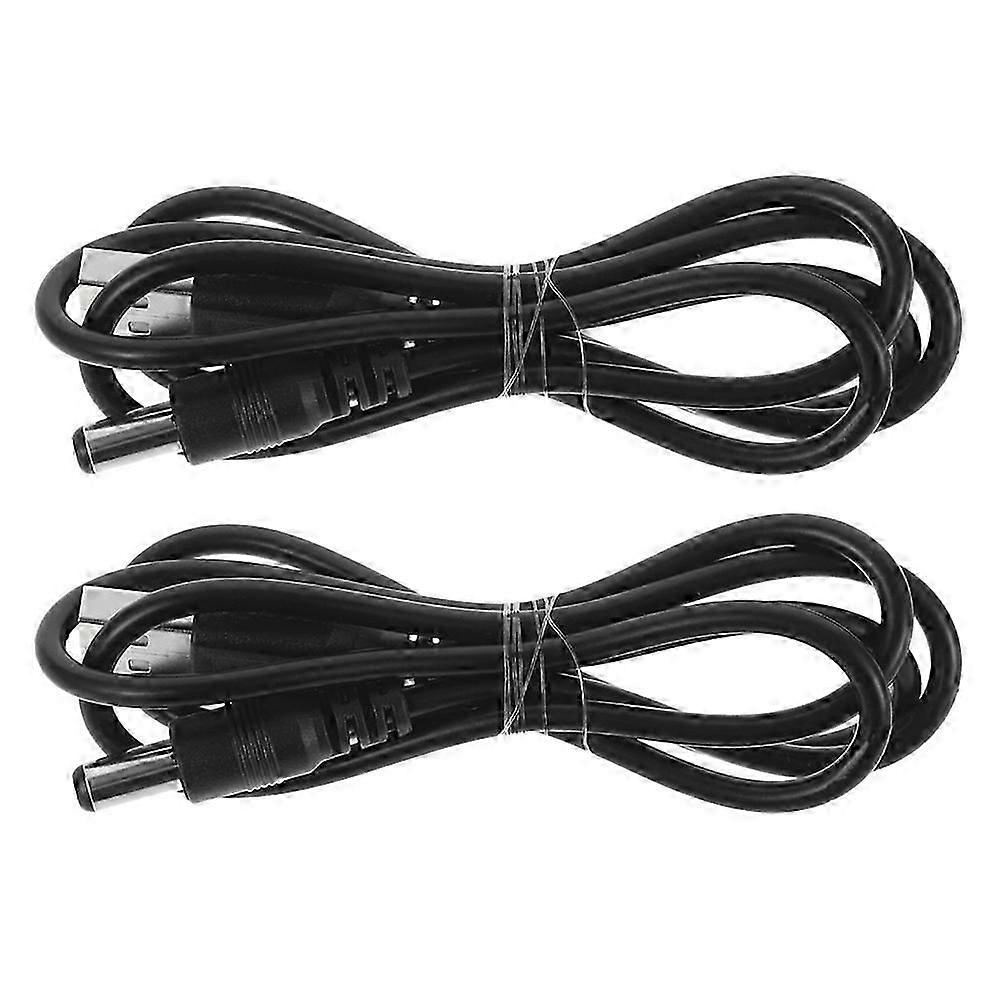 Plastic Charging Cable Usb Cord For Smart Trash Can Wide Compatibility Automatic Garbage Bin Power Supply 2Pack