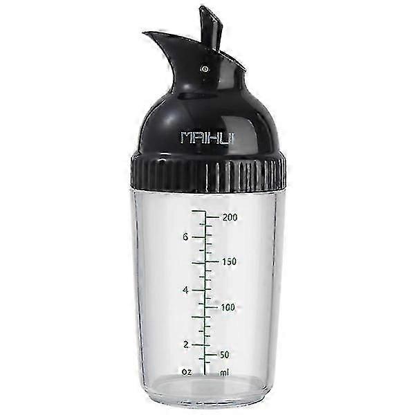 Salad dressing container - black - 200ml