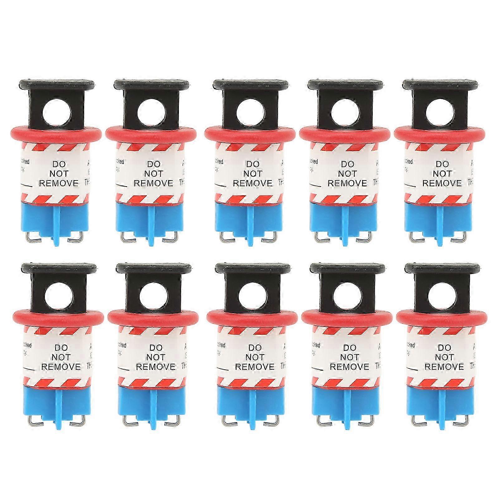 10PCS Electrical Circuit Breaker Lockout PIS Pin Inward Miniature Insulation Lock for Industrial Power Isolation Area