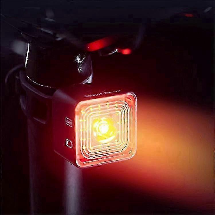 2025 WIND&MOON WT06S Intelligent Bicycle Rear Light Bike Smart Sensor Brake USB Rechargeable Waterproof Tail Light Lamp
