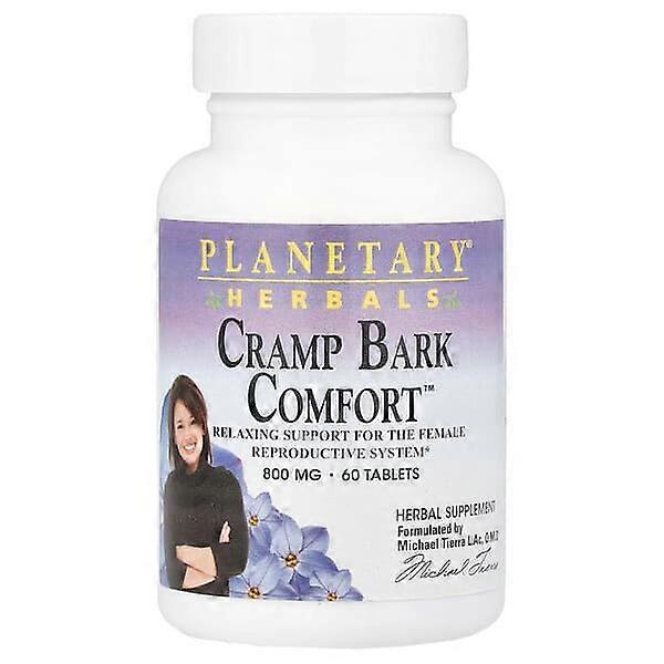 Planetary Herbals, Cramp Bark ComfortÃÂ¢ÃÂÃÂ¢, 60 Tablets (400 mg per Tablet)
