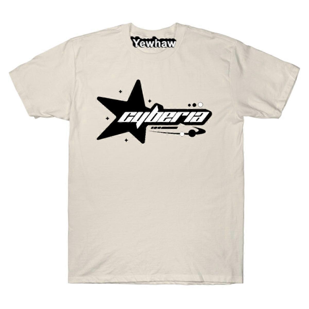 Koszulka Cyberia Y2K Logo Design Y2k Estetyczna koszulka