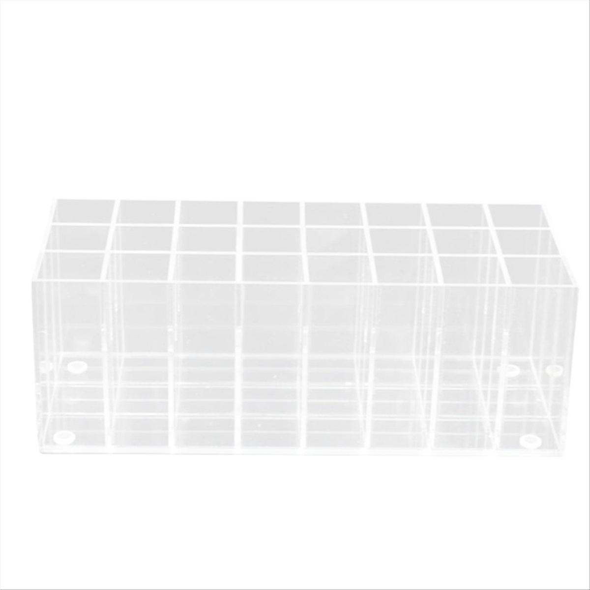 24-Grid Lipstick Storage Box Lip Gloss Container Nail Polish Storage
