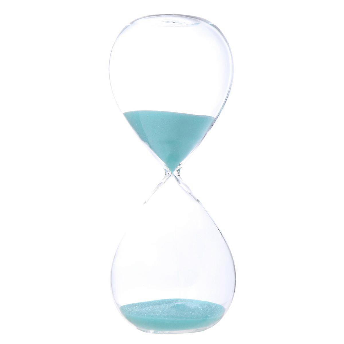 Sand Clock Timer Transparent Glass Sand Clock Modern Sand Clock Timer Creative Sand Clock (Sky-blue)